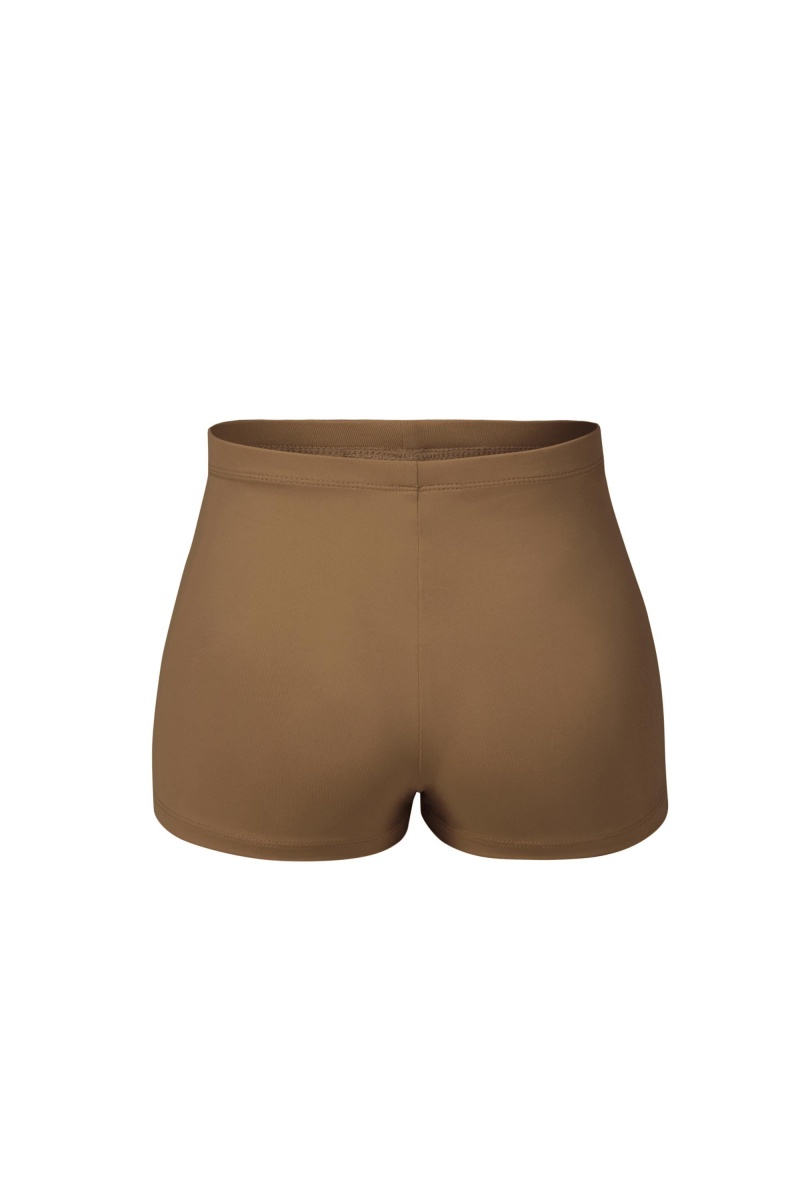 Kids' Bloch Starr High Waist Micro Short Underwear Almond | PUSQX20916