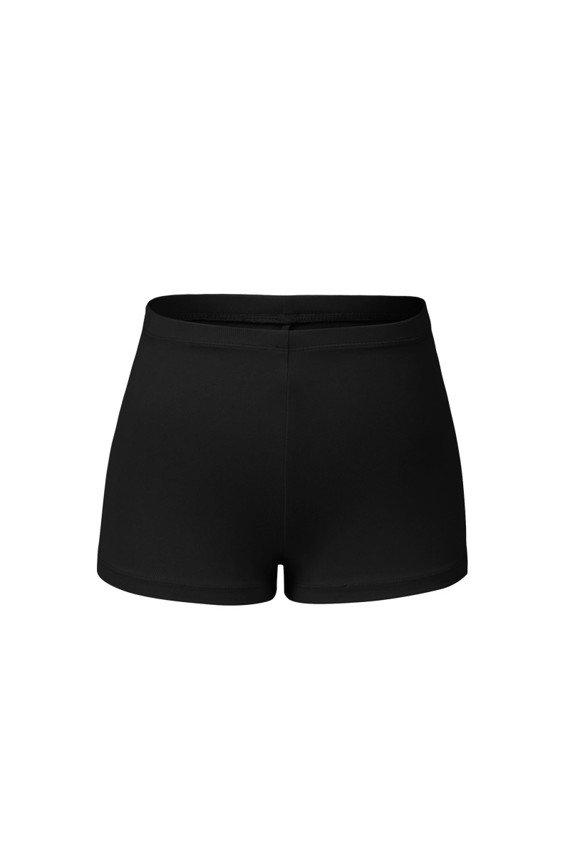 Kids\' Bloch Starr High Waist Micro Short Underwear Black | BUSSO29878