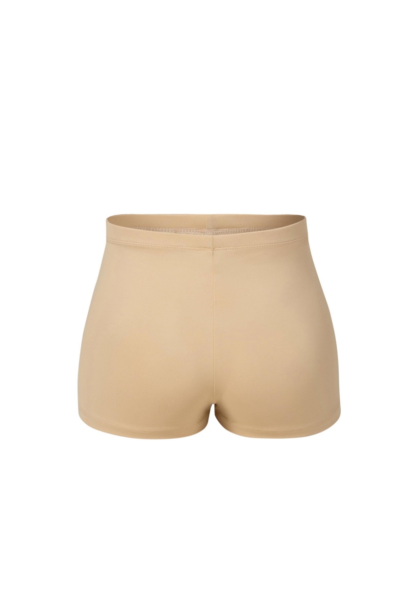 Kids' Bloch Starr High Waist Micro Short Underwear Sand | USNZX47540