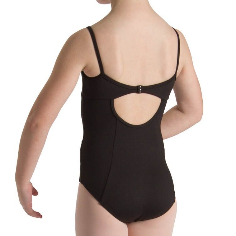 Kids' Bloch Sugar Bow Back Leotards Black | GUSUC55429