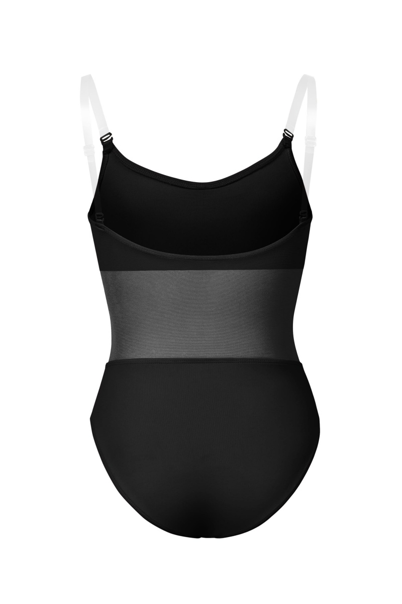 Kids' Bloch Sunna Mesh Panel Body Liner Underwear Black | EUSVG43375