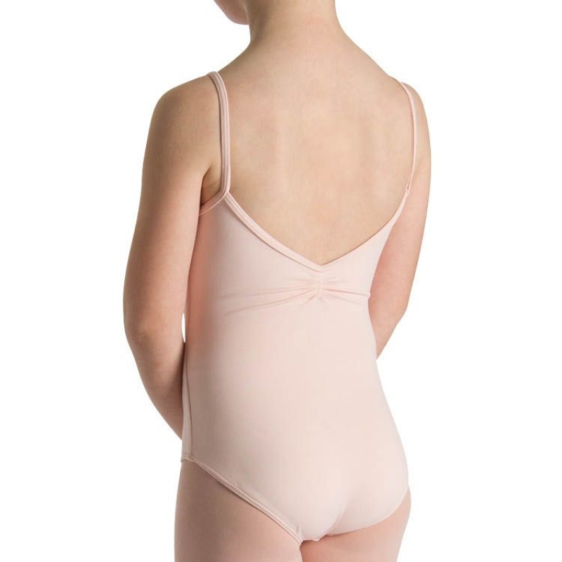 Kids' Bloch Teresa Pinch Front And Back Leotards Light Pink | DUSVO51776