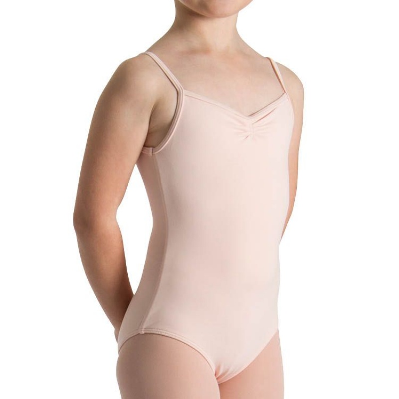 Kids' Bloch Teresa Pinch Front And Back Leotards Light Pink | DUSVO51776