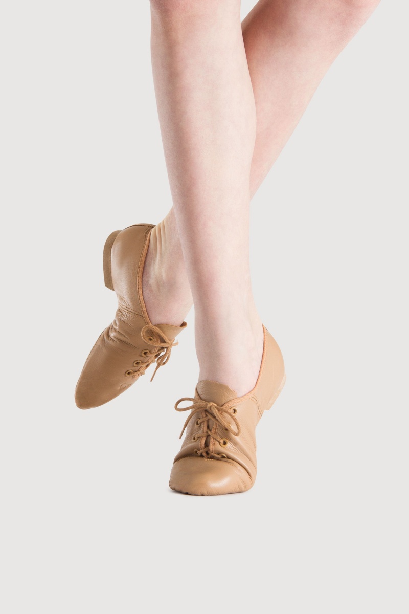 Kids' Bloch Ultraflex Jazz Tan | UUSND25956