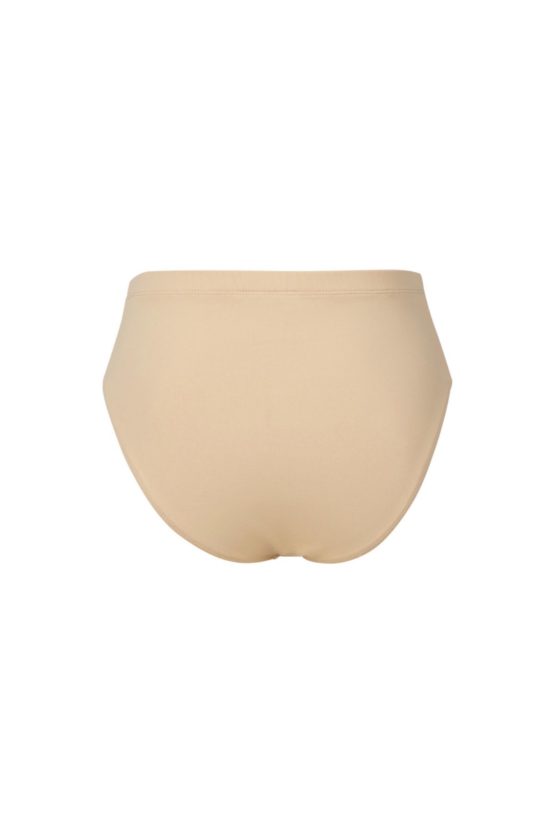 Kids' Bloch Zaniah High Waist Brief Underwear Sand | AUSWC68564