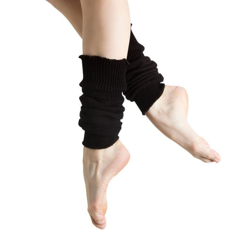 Men's Bloch Anna Legwarmers Knitwear Black | SUSVO40649