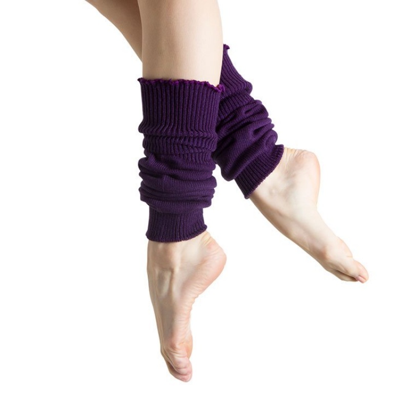 Men's Bloch Anna Legwarmers Knitwear Purple | SUSNY42116