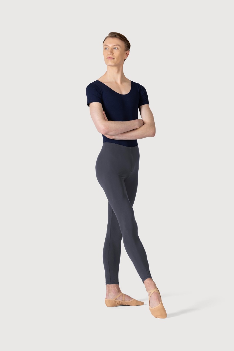 Men's Bloch Chet Long Full Length Tight Squalo | USCIF56296