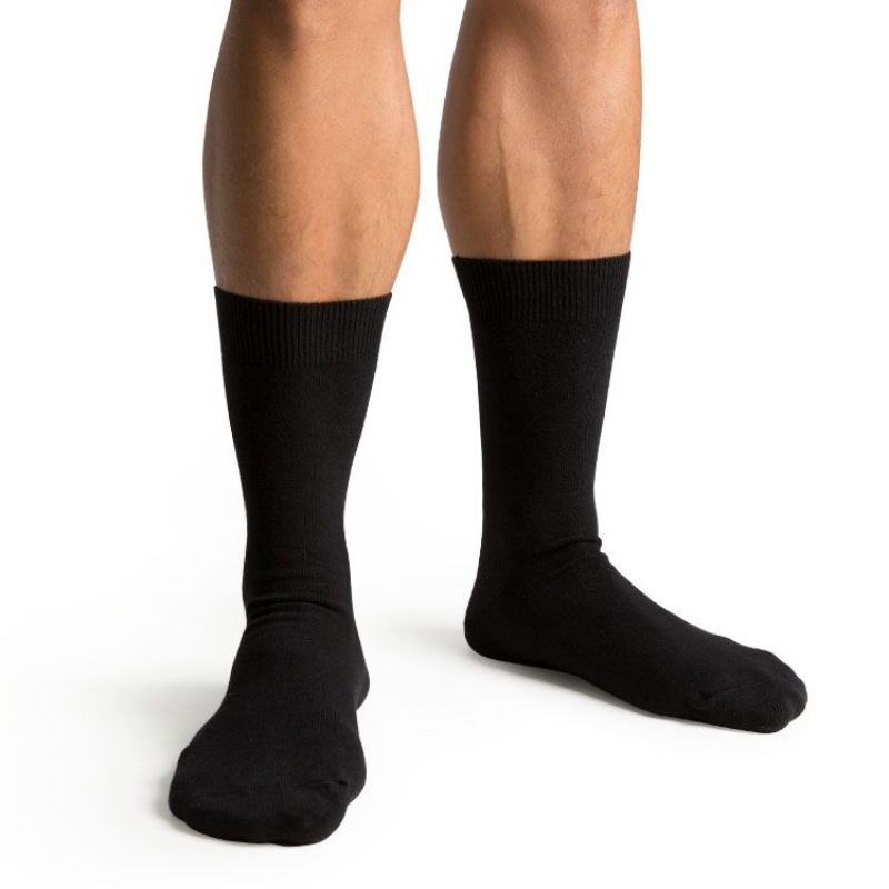 Men's Bloch Dance Socks Black | TUSPQ31511