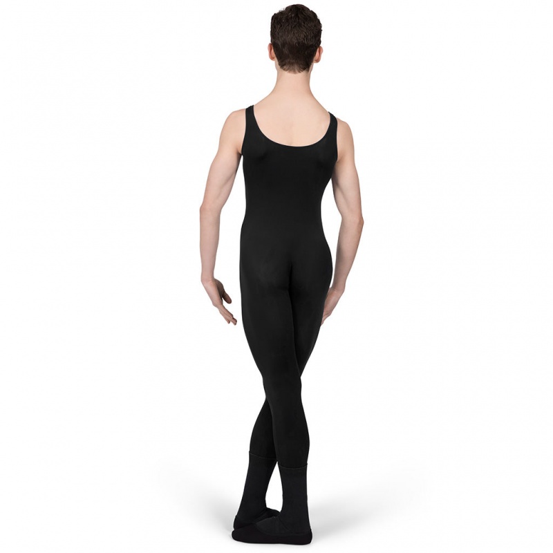 Men's Bloch Imperial Chad N/S Unitards Black | FUSHY13923