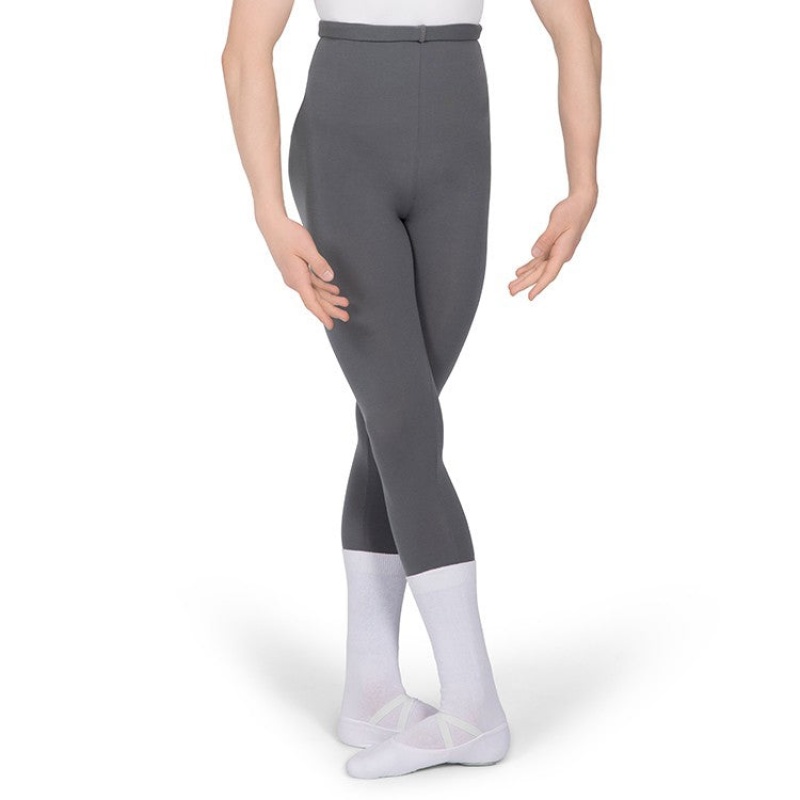 Men's Bloch Xlong High Waisted Fitted Full Length Tight Slate | PUSQX99440