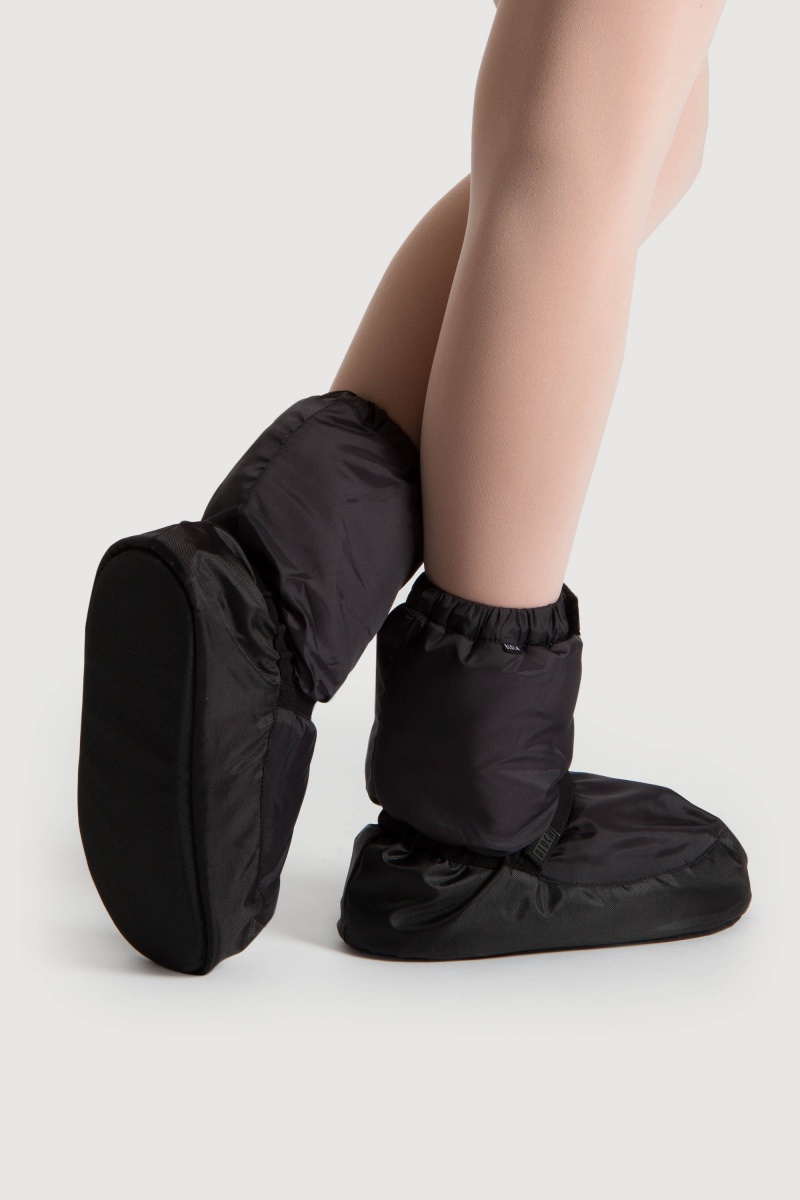 Women's Bloch Adult Warmup Booties Black | LUSSX18210