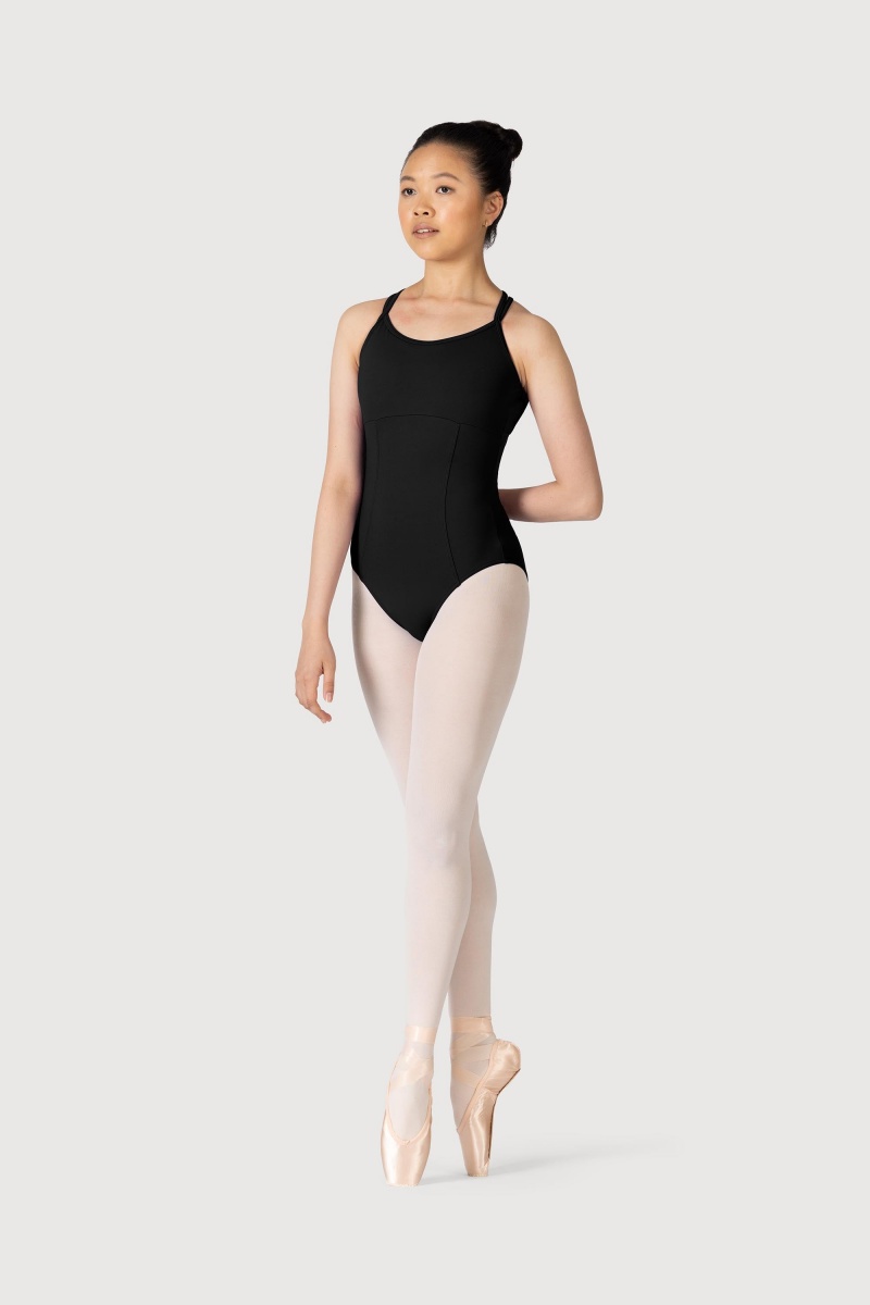 Women's Bloch Alexis Leotards Black | PUSER62373