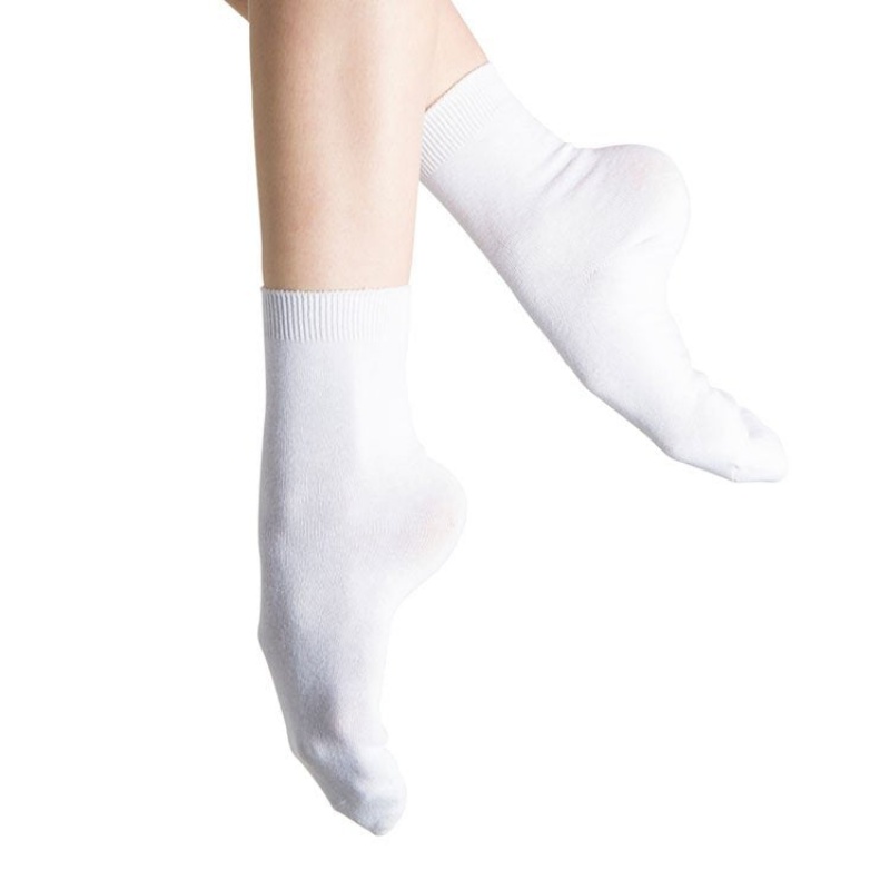 Women's Bloch Ankle Socks White | AUSWC61319