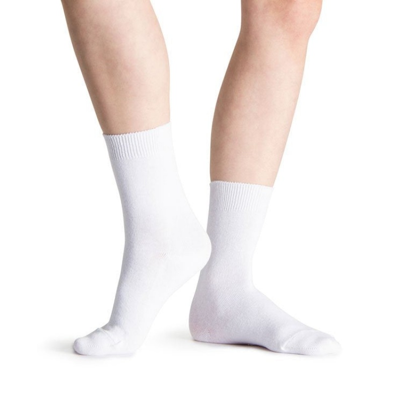 Women\'s Bloch Ankle Socks White | AUSWC61319