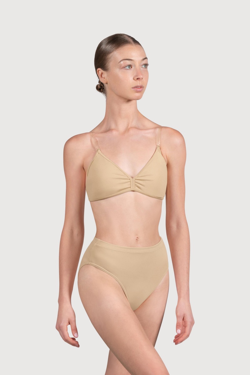 Women's Bloch Aquila High Waist Underwear Sand | SUSVO47237