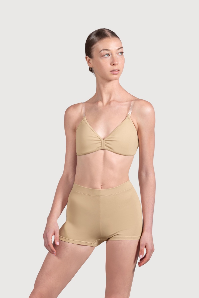 Women's Bloch Capella High Waist Underwear Sand | USIIZ49524