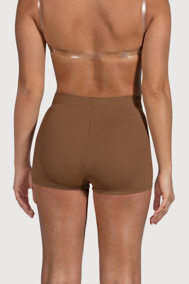 Women's Bloch Capella High Waist Underwear Almond | ZUSNQ21378