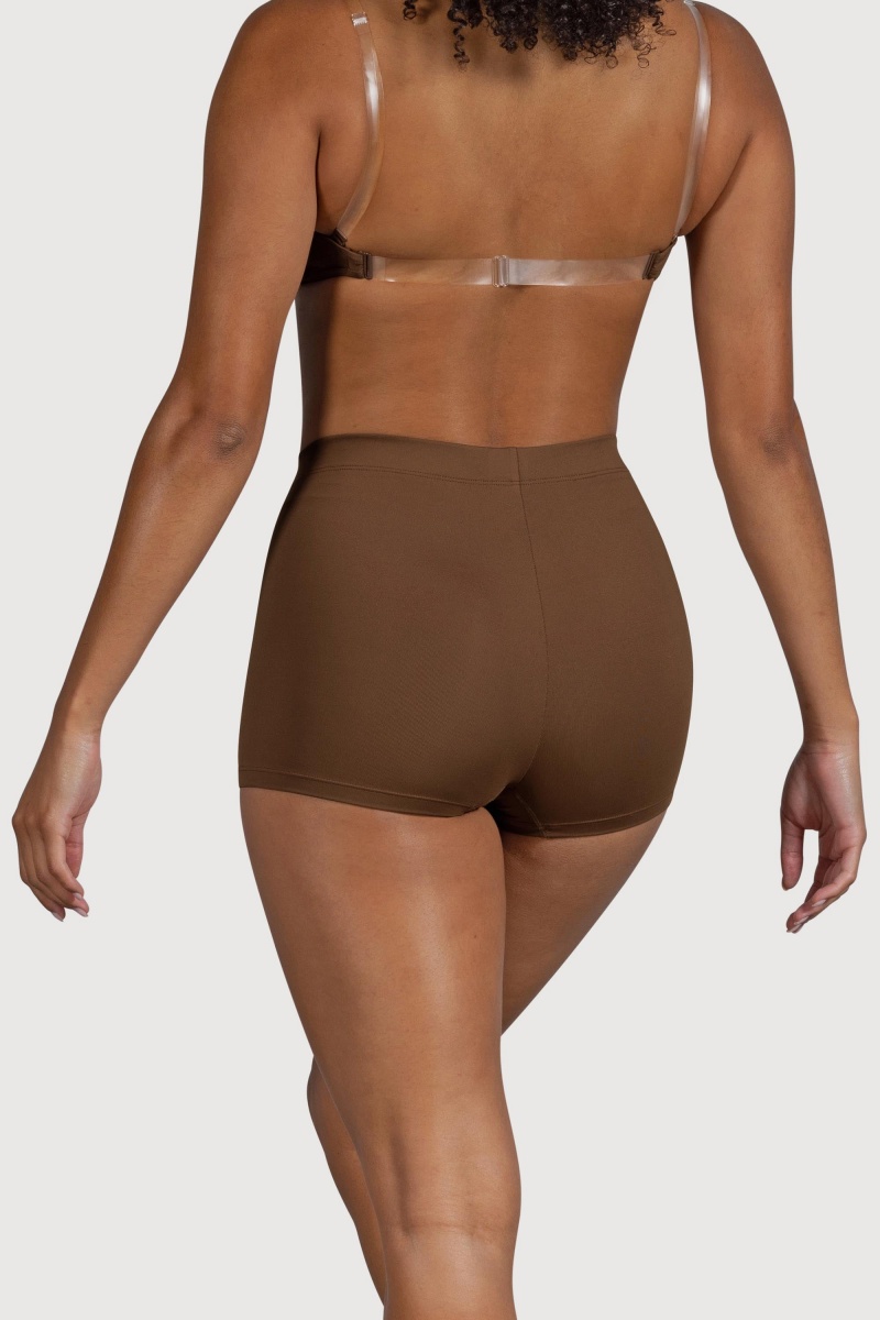 Women's Bloch Capella High Waist Underwear Cocoa | USEAH81549