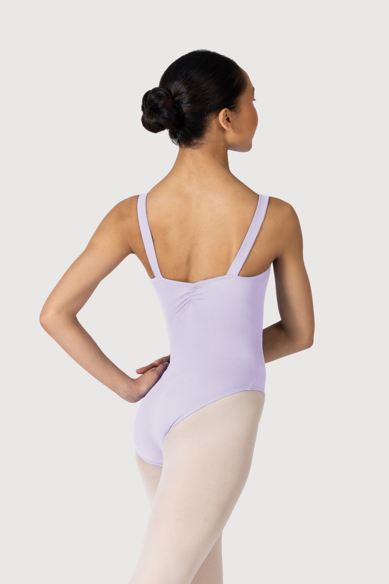 Women's Bloch Celena French Princess Line Leotards Lilac | USXMI93089