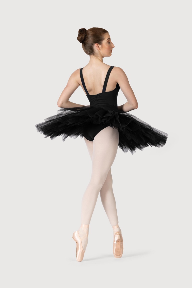 Women's Bloch Classic Practice ½ Tutu Skirts Black | USJBT77164