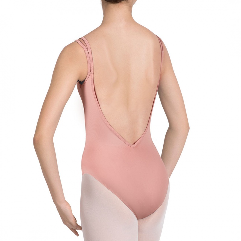 Women's Bloch Danse De Paris 'Natalia' Leotards Blush | DUSVO77064