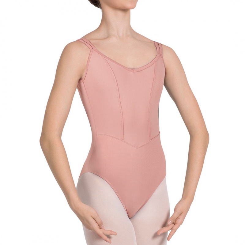 Women's Bloch Danse De Paris 'Natalia' Leotards Blush | DUSVO77064