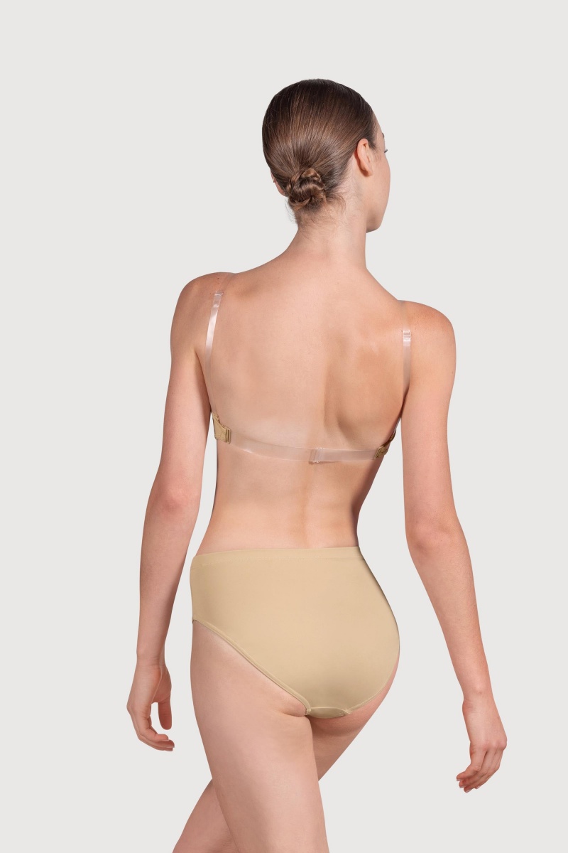 Women's Bloch Deva V Front Underwear Sand | USXBR22962