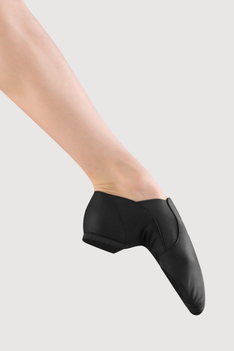 Women's Bloch Elastaboot Adults Jazz Black | USZPD16175