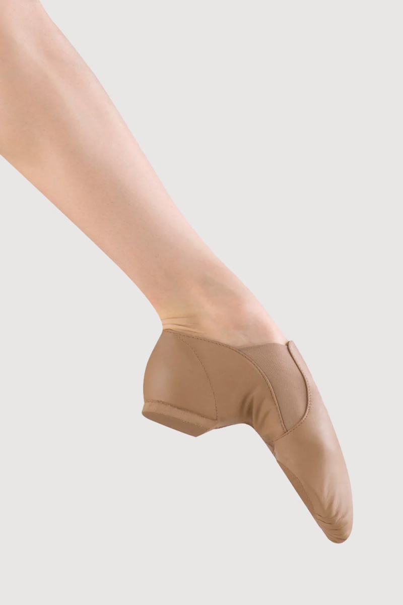 Women's Bloch Elastaboot Adults Jazz Tan | YUSGT29765