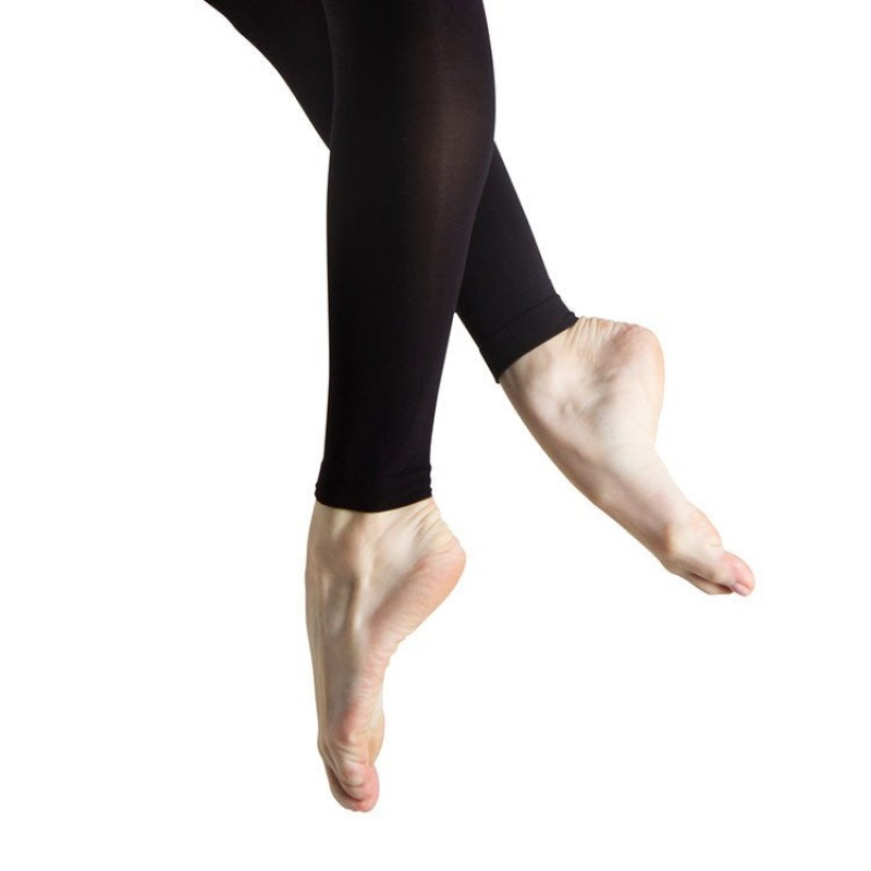 Women\'s Bloch Fiesta Supplex Footless Tight Black | USZDE32248