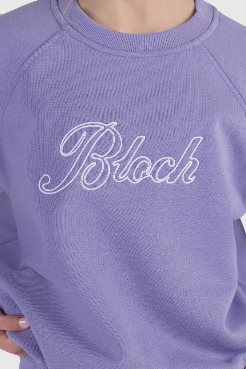 Women's Bloch Off-Duty Terry Crew Sweat Tops Heather | FUSUI50603