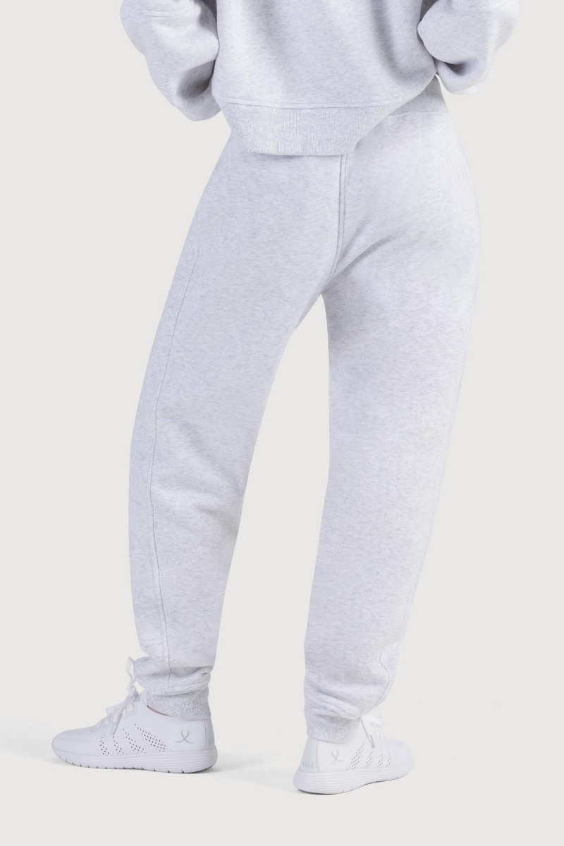 Women's Bloch Off-Duty Terry Sweat Bottoms Snow Marle | PUSER46469