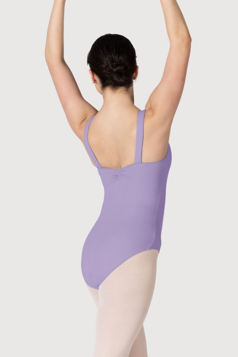 Women's Bloch Overture Obelia Princess Seam Leotards Lilac | GUSEC58529