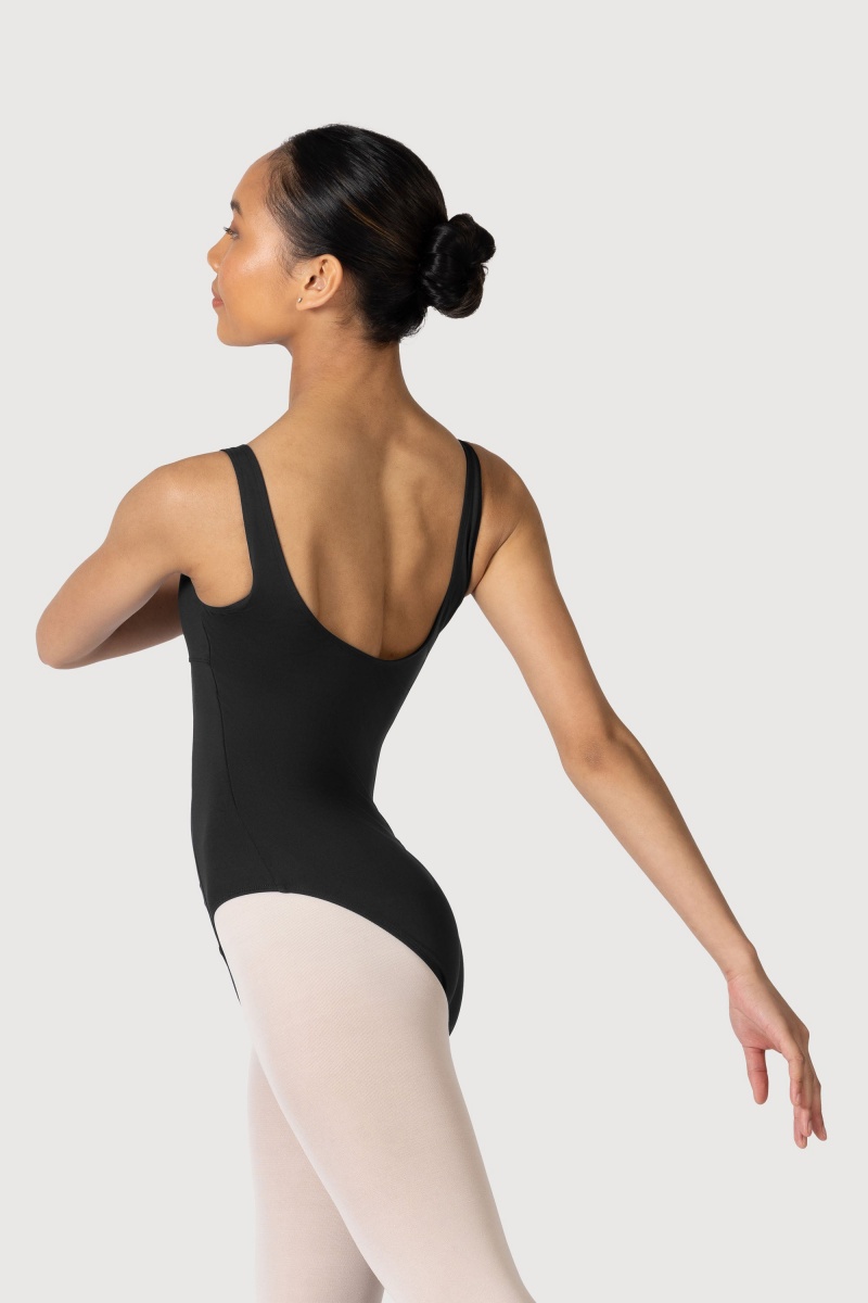 Women's Bloch Overture Ondina Princess Seam Leotards Black | AUSDF41663