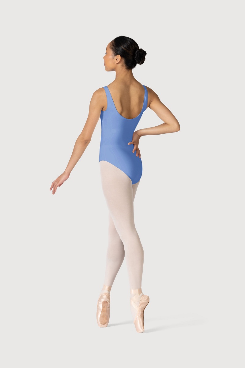 Women's Bloch Overture Ondina Princess Seam Leotards Cornflower | EUSVG79407