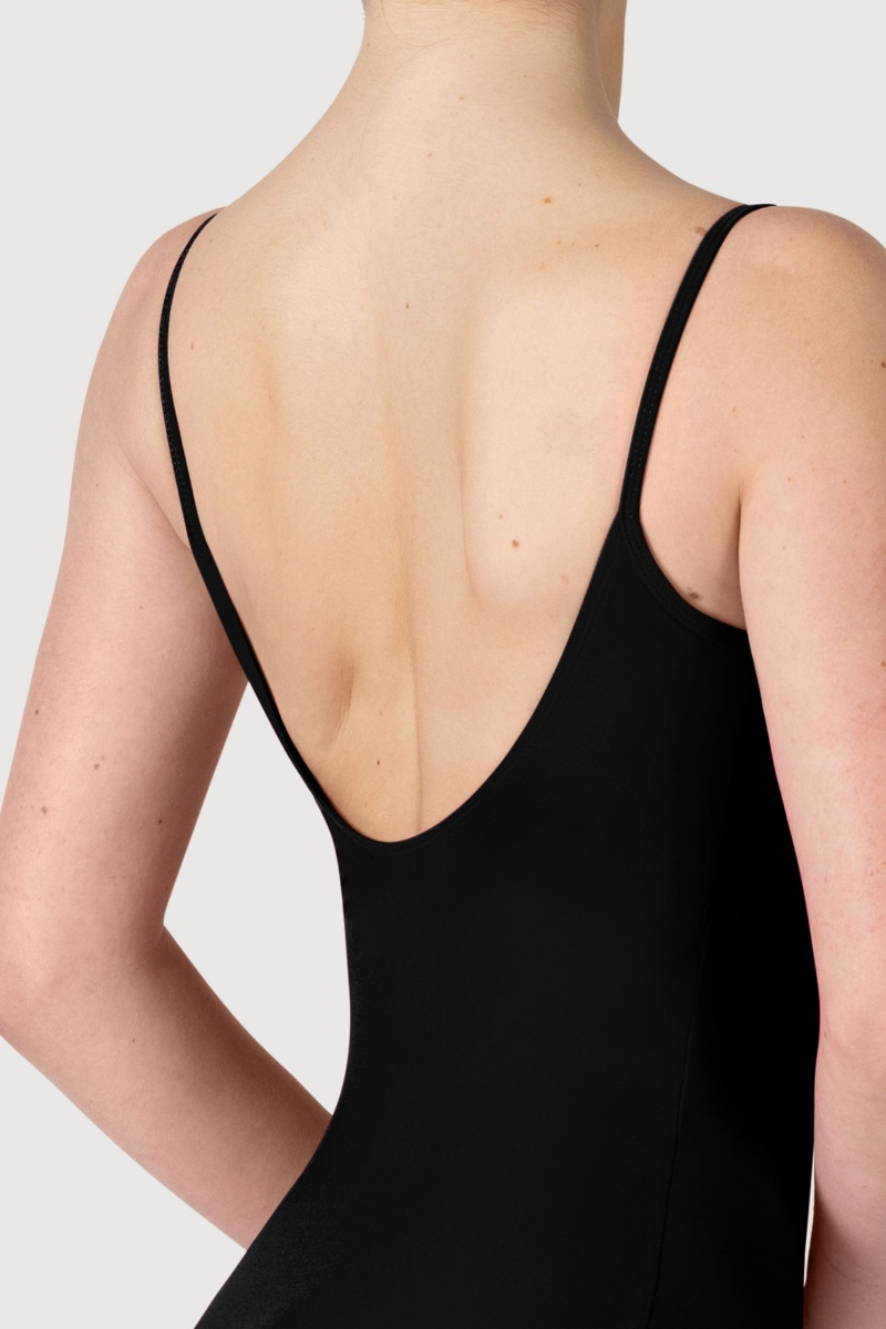 Women's Bloch Overture Oriana Princess Seam Leotards Black | USXMI85689