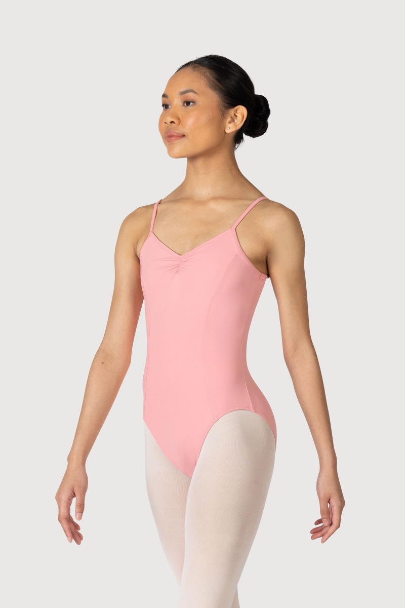 Women\'s Bloch Overture Oriana Princess Seam Leotards French Rose | FUSUI24737