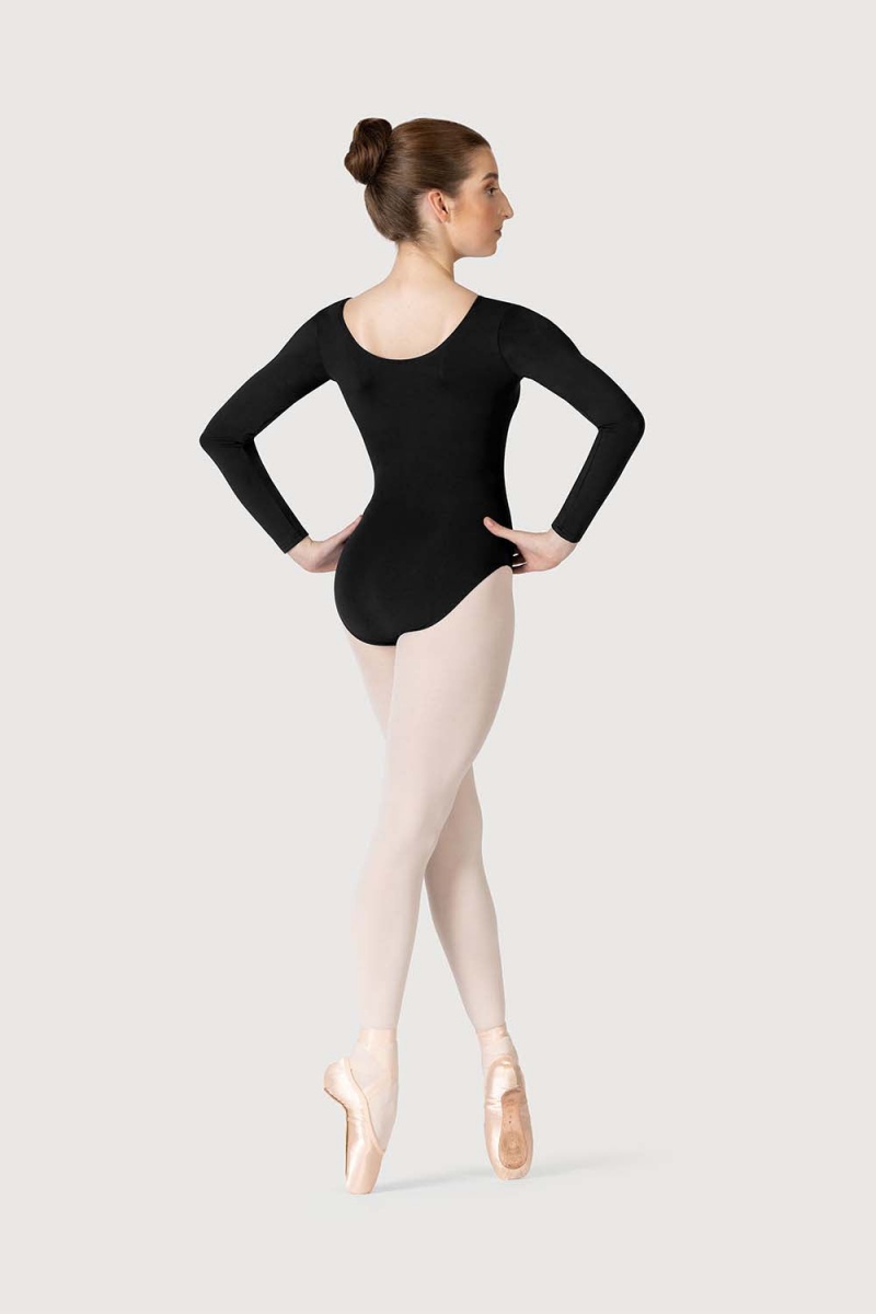 Women's Bloch Perla Leotards Black | USDFL38146