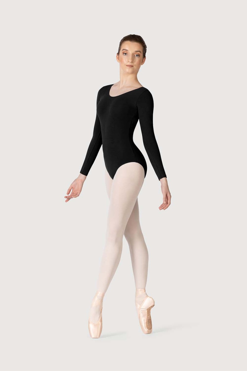 Women's Bloch Perla Leotards Black | USDFL38146