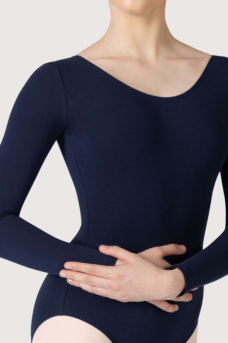 Women's Bloch Perla Leotards Navy | EUSHC69498