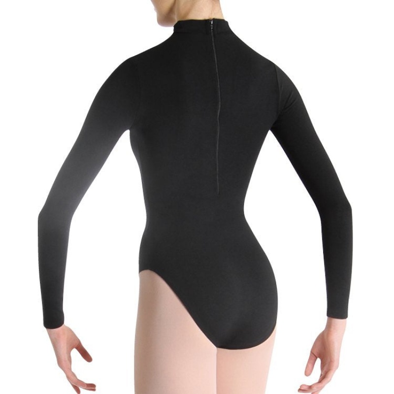 Women's Bloch Phedra Leotards Black | USJBT57251