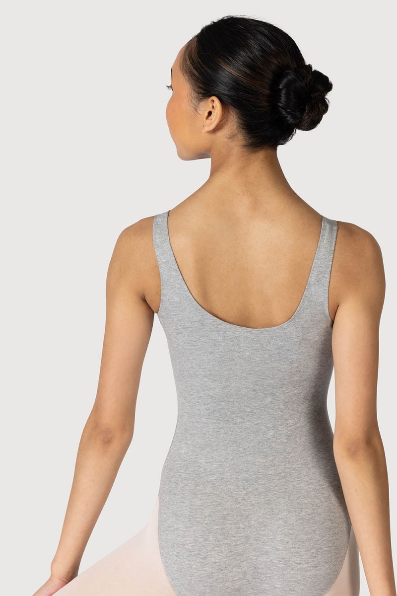 Women's Bloch Pia Leotards Grey Marle | QUSUV37861