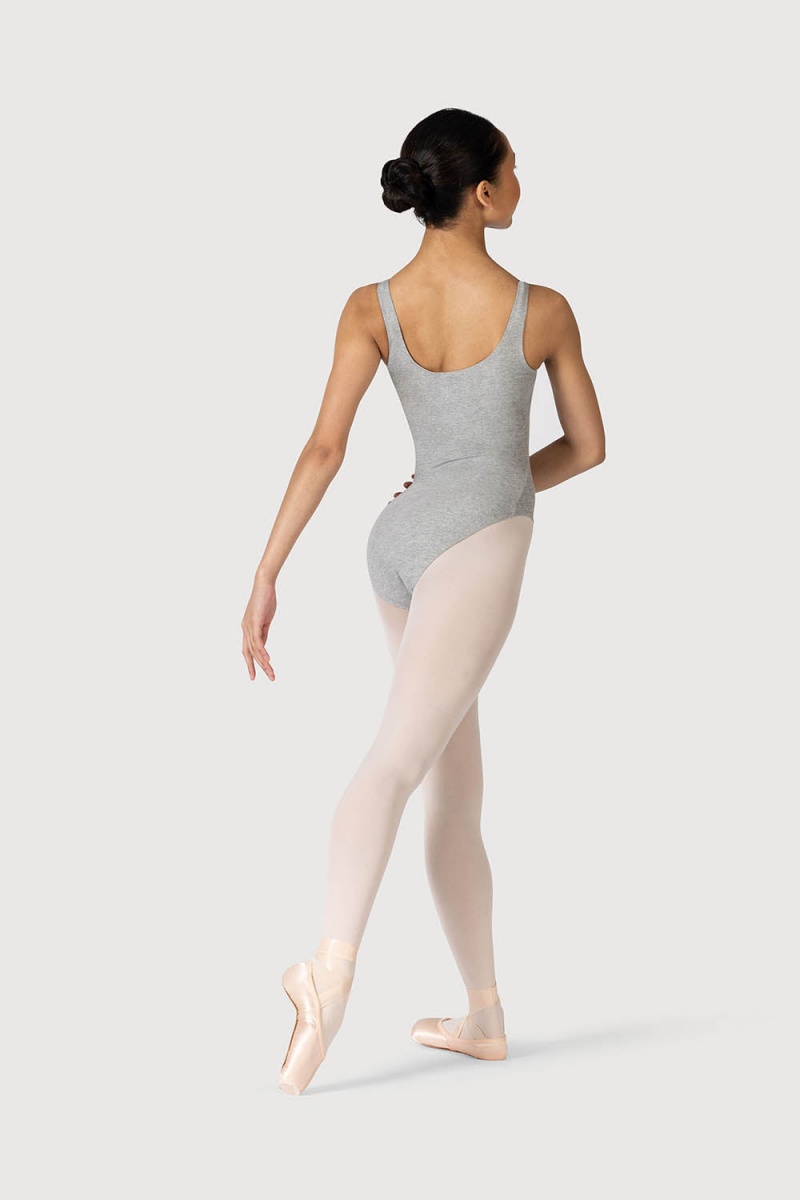 Women's Bloch Pia Leotards Grey Marle | QUSUV37861