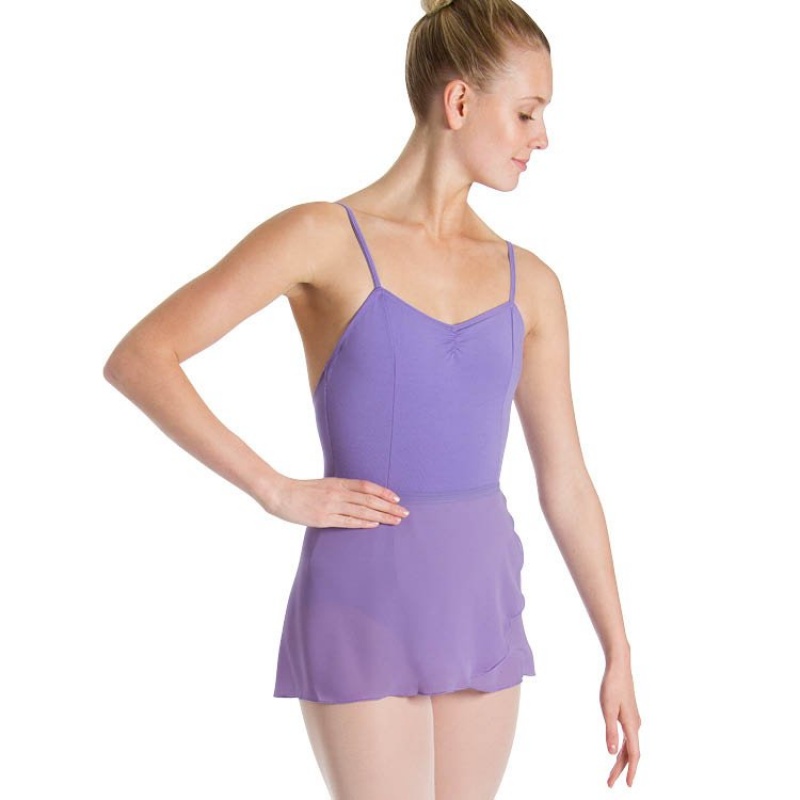 Women's Bloch Professional Wrap Skirts Lavender | USDFL37804