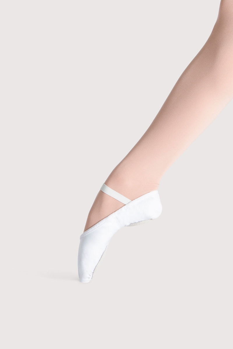 Women's Bloch Prolite II Canvas Ballet Flats White | AUSDF84698