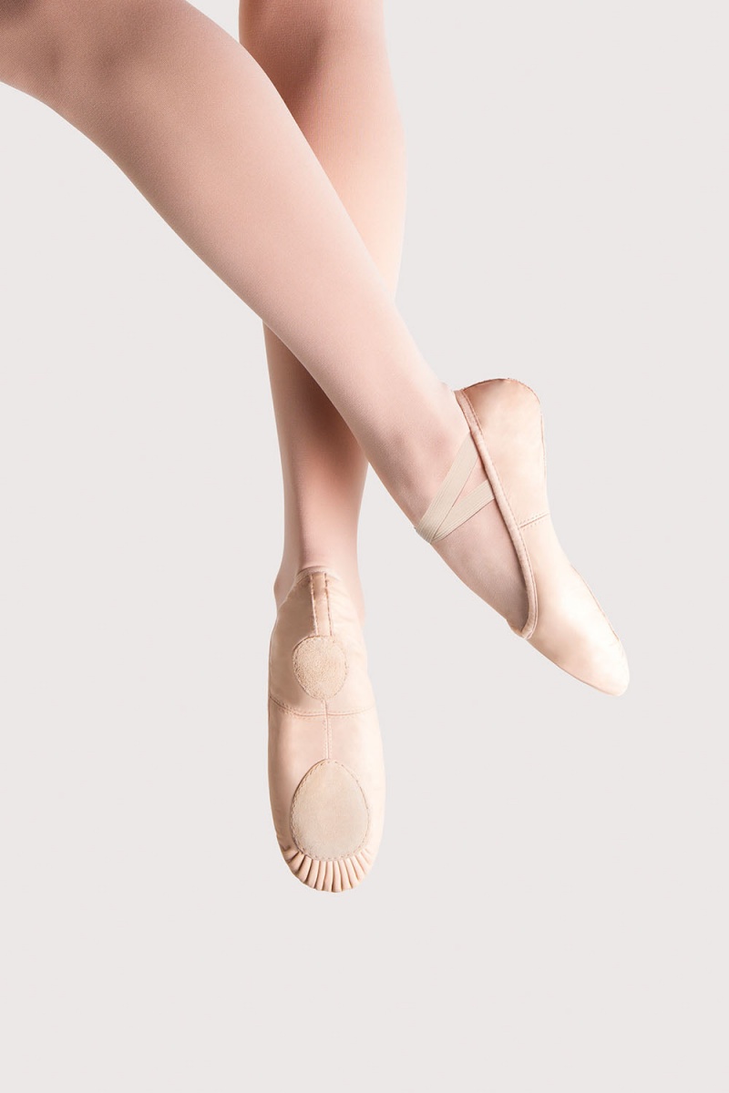 Women's Bloch Prolite II Leather Ballet Flats Pink | USNZX14447