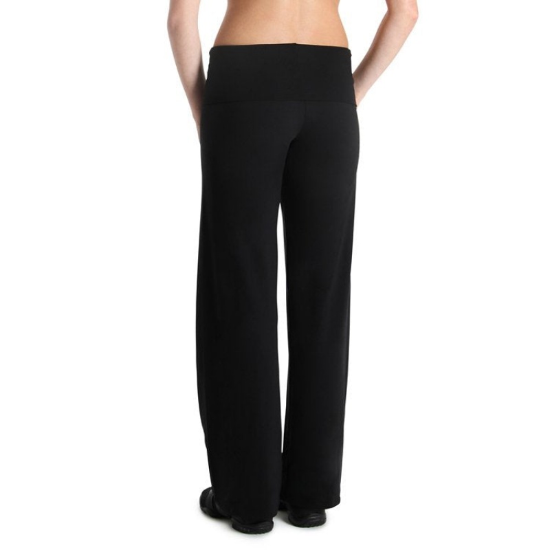 Women's Bloch Roll Down Bottoms Black | DUSVO19401