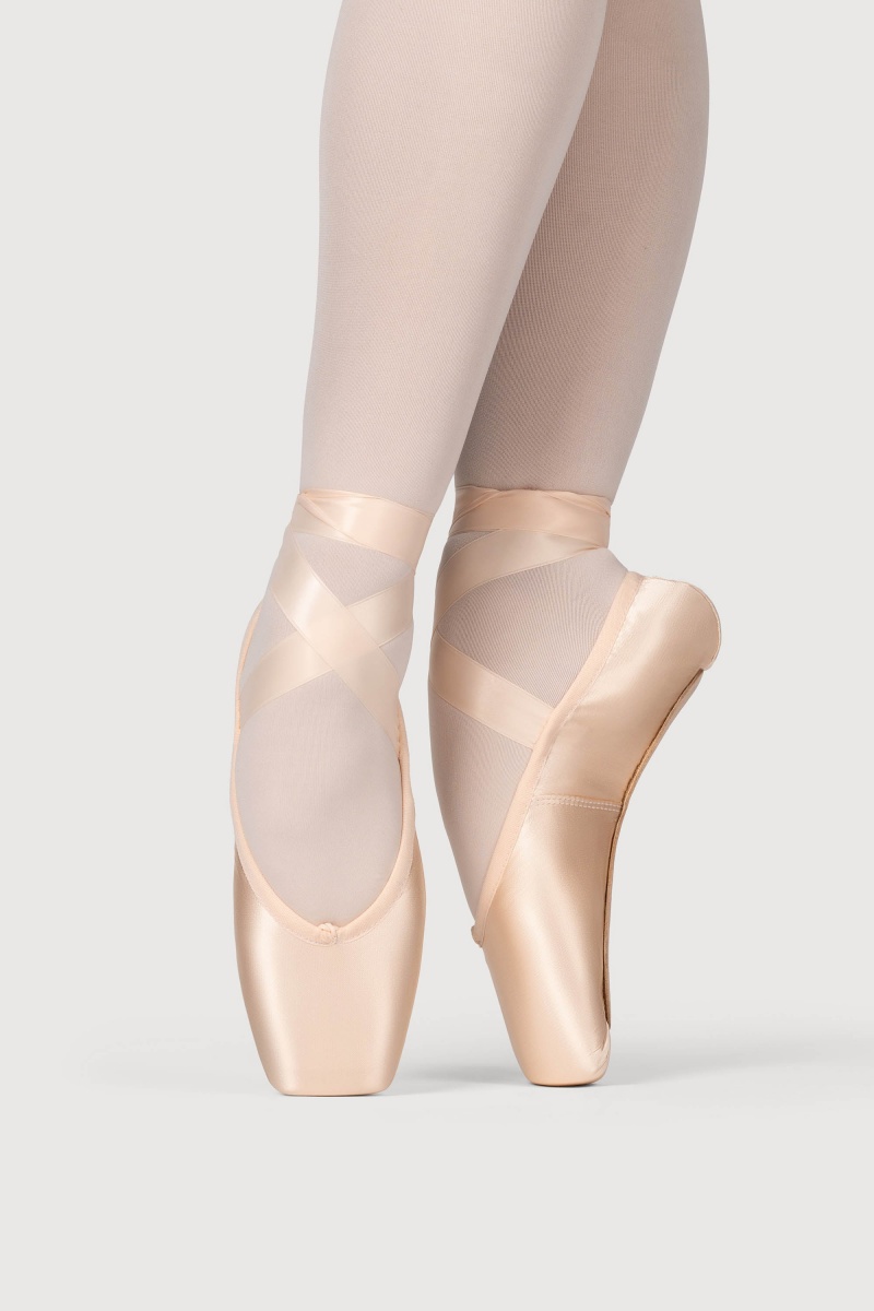 Women\'s Bloch Serenade Pointe Shoes Pink | USXMI37650