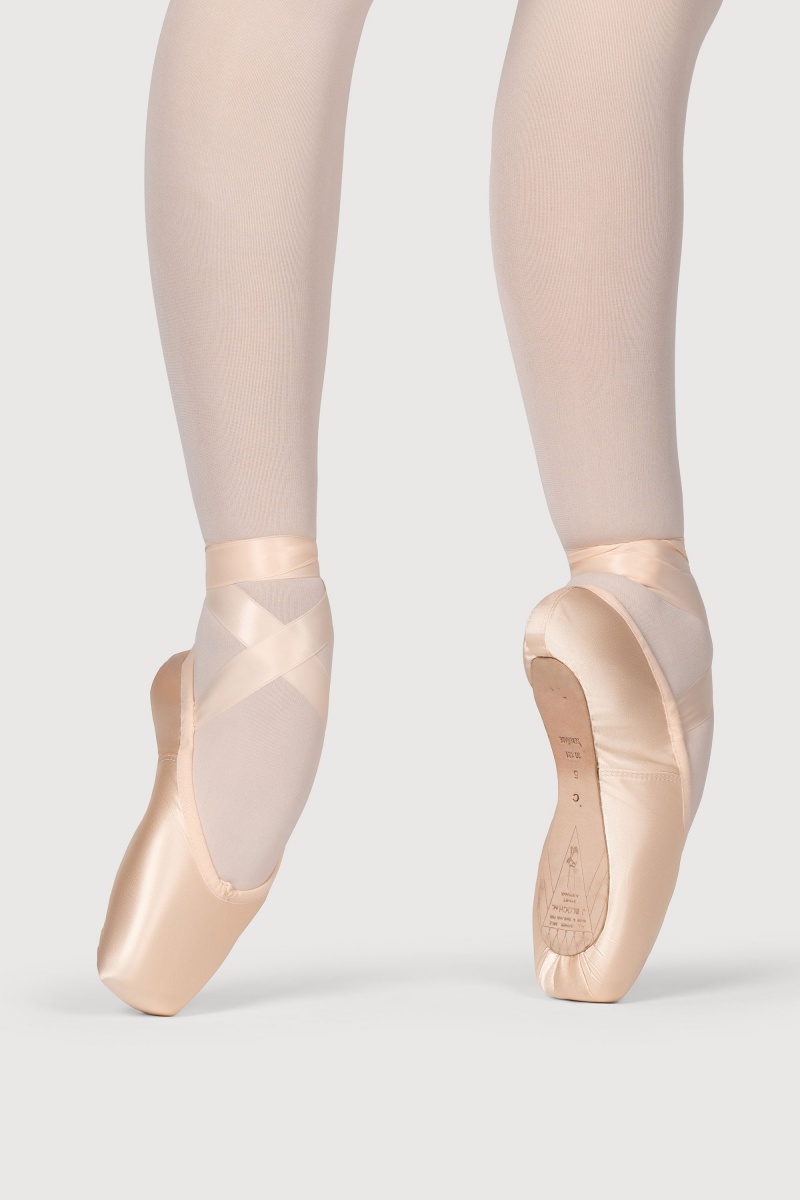 Women\'s Bloch Serenade Strong Pointe Shoes Pink | USCIF86183